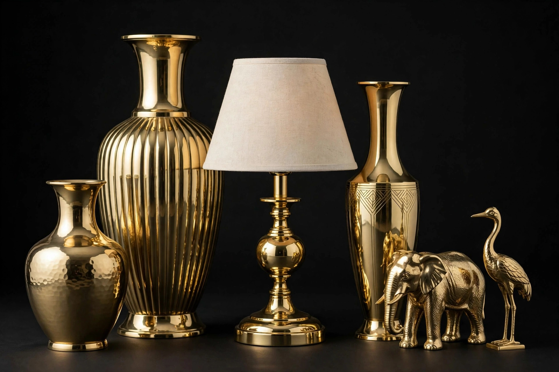 Brassware craftsmanship in India
