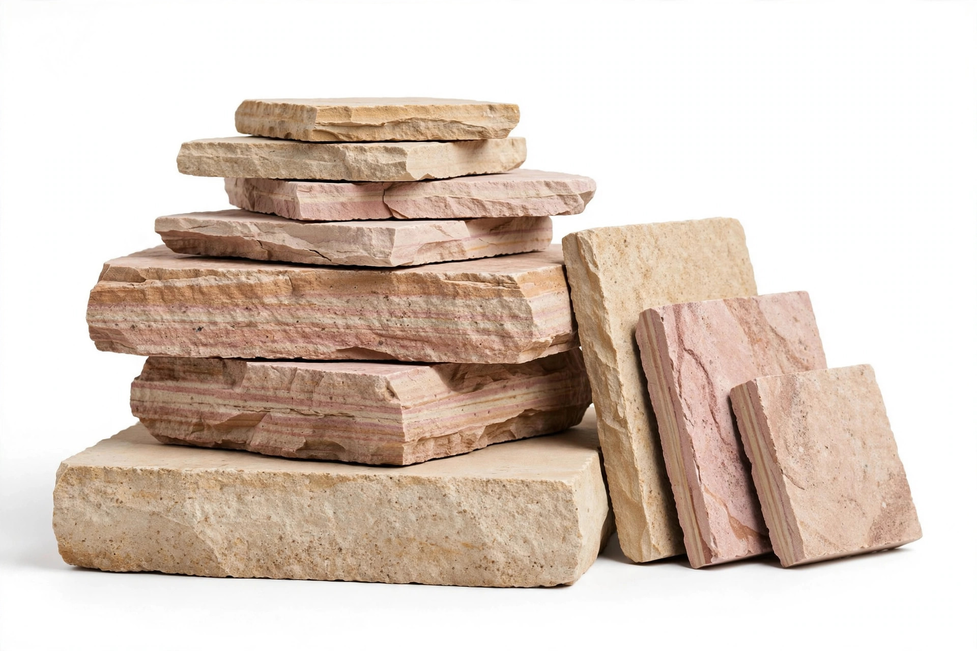 Natural sandstone paving from Rajasthan