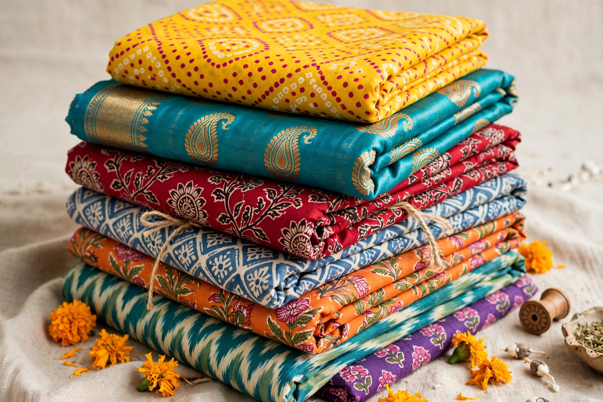 Indian textiles and furnishings
