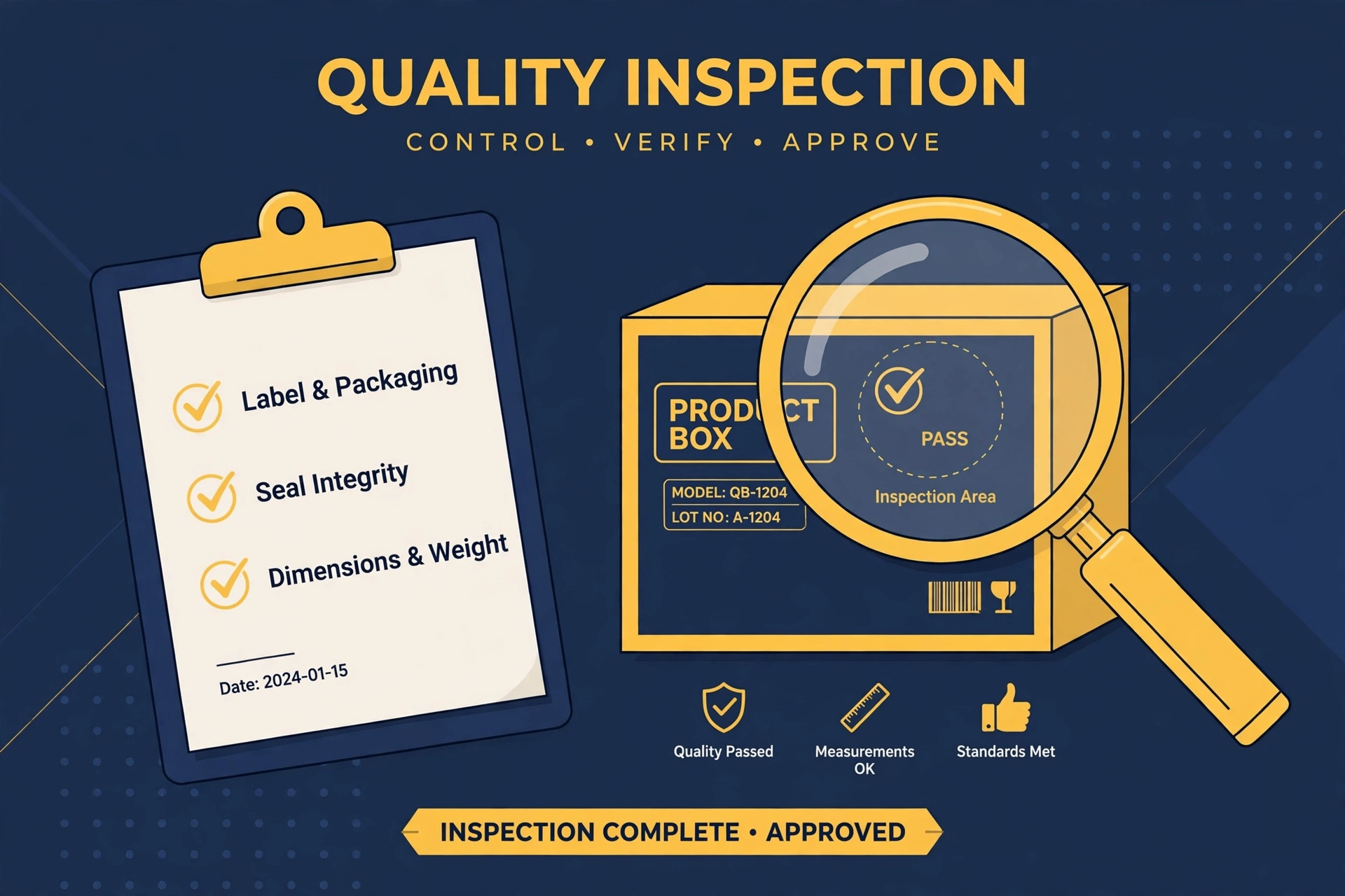 Quality inspection checks