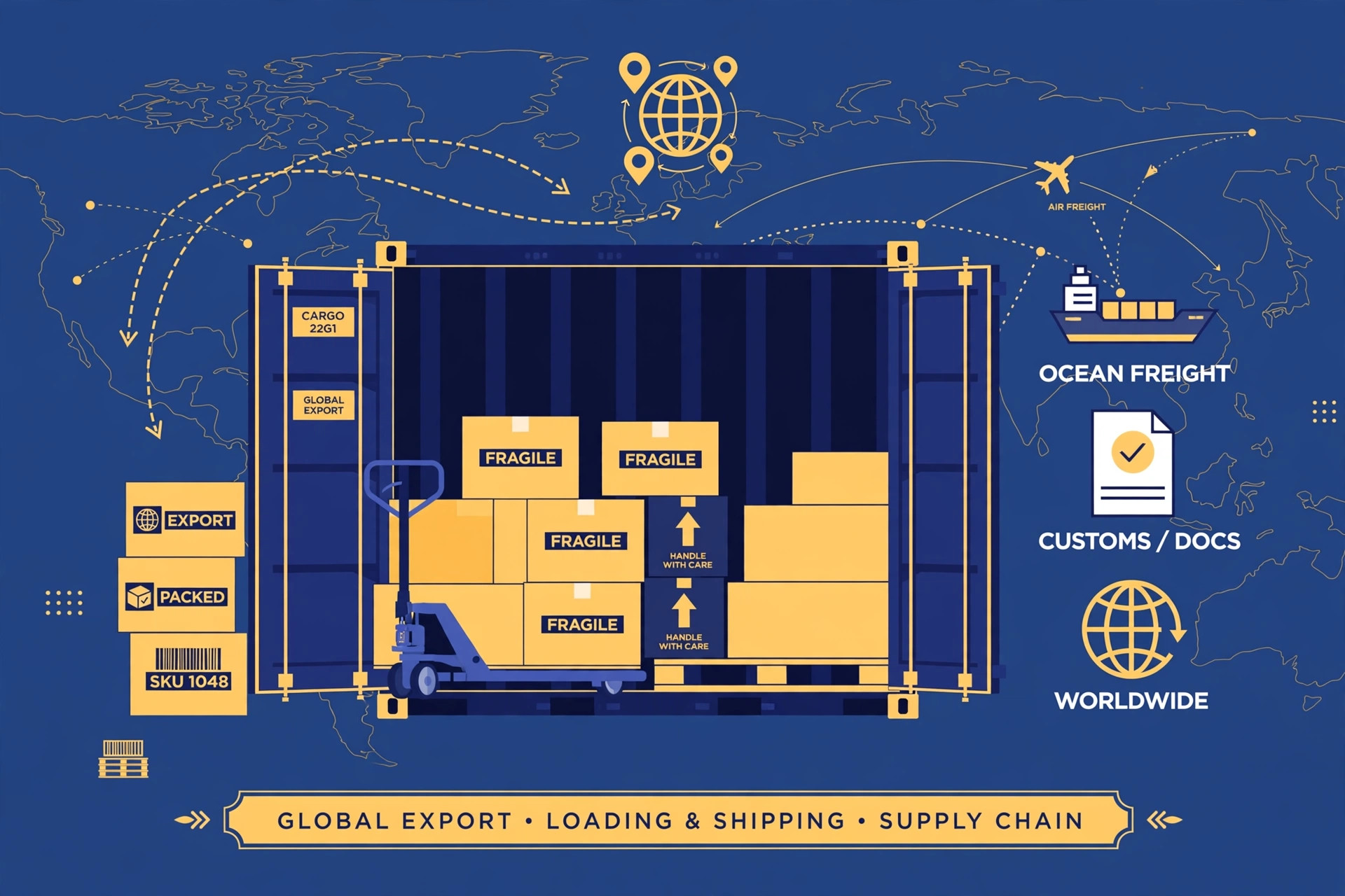 Shipment preparation and container loading